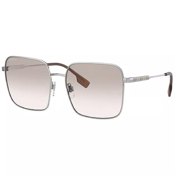 BURBERRY JUDE SILVER/BEIGE GRADIENT SUNGLASSES BE3119 - Picture 2 of 5